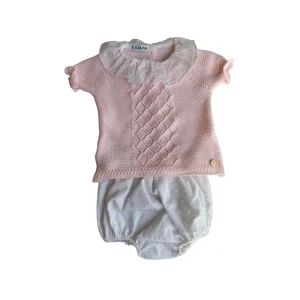 Conjunto braga plumeti rosa