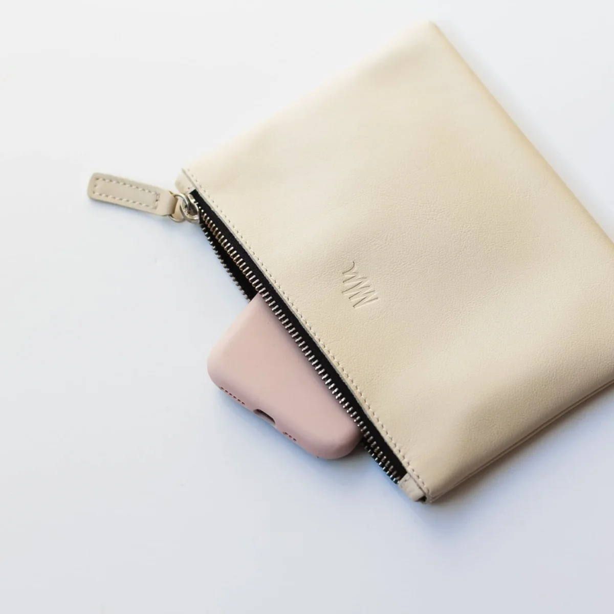 Cartera de cuero cruda - Imagen 3