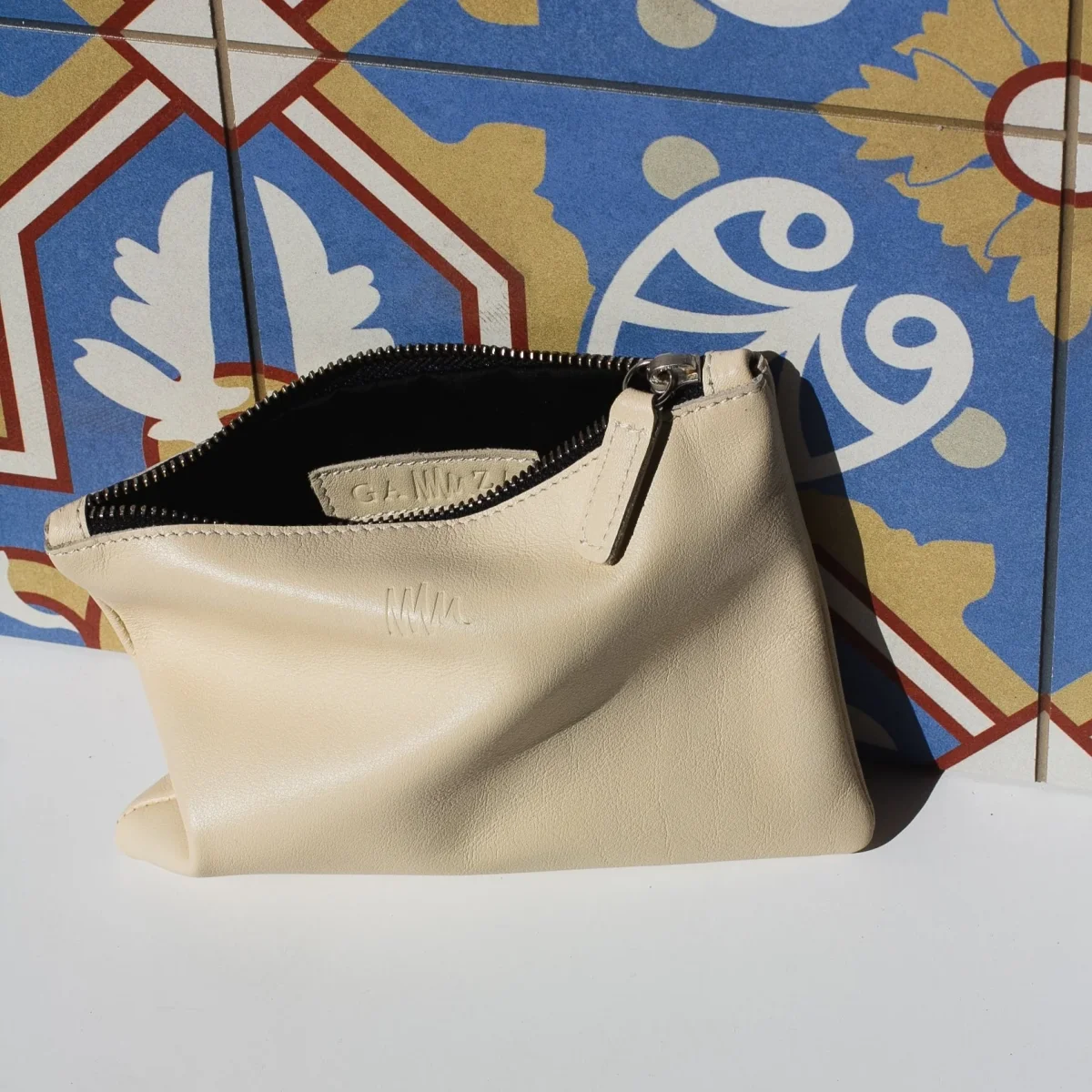 Cartera de cuero cruda - Imagen 5