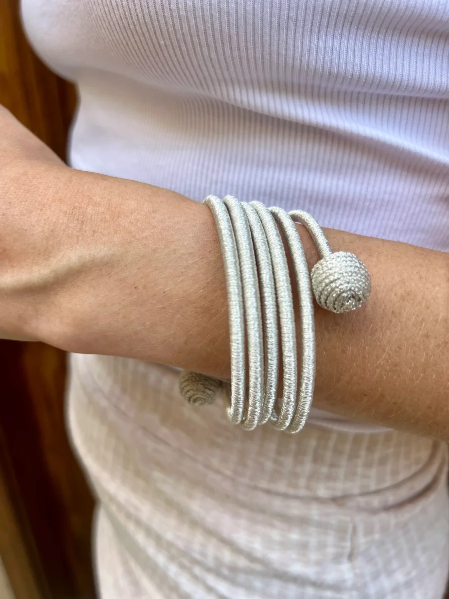 Brazalete Khadija Espiral Metalizados - Imagen 3