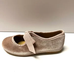 Merceditas terciopelo rosa empolvado