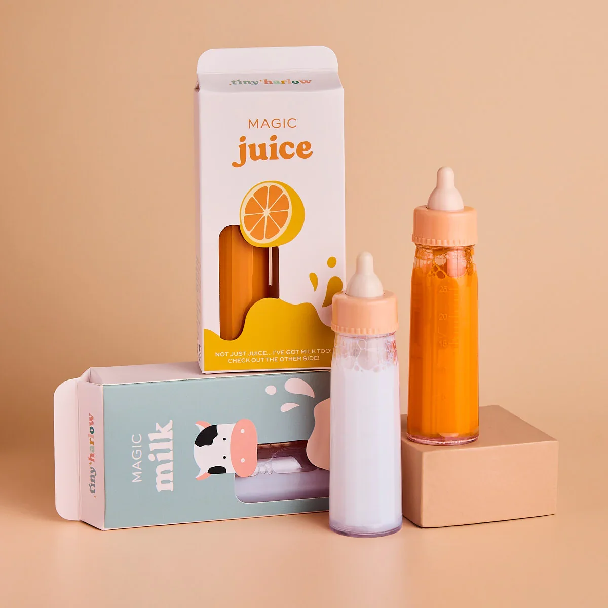 Dúo de Biberones Mágicos Leche y Zumo de Frutas - Imagen 3