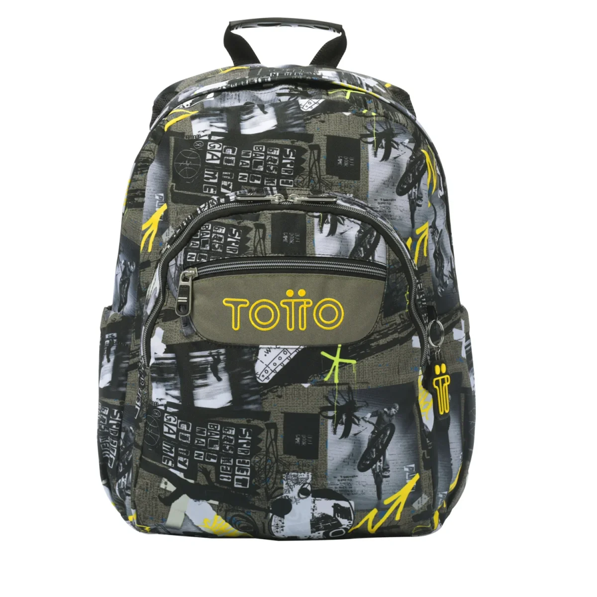 Mochila escolar adaptable a carro Totto Acuareles Baski - 44cm - Imagen 2