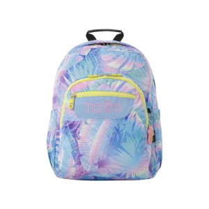 Mochila escolar adaptable a carro Totto Acuareles Prisma - 44cm