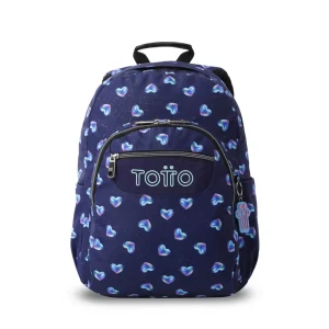 Mochila escolar adaptable a carro Totto Acuareles - 44cm