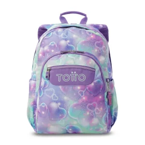 Mochila escolar adaptable a carro Totto Acuareles Korina - 44cm