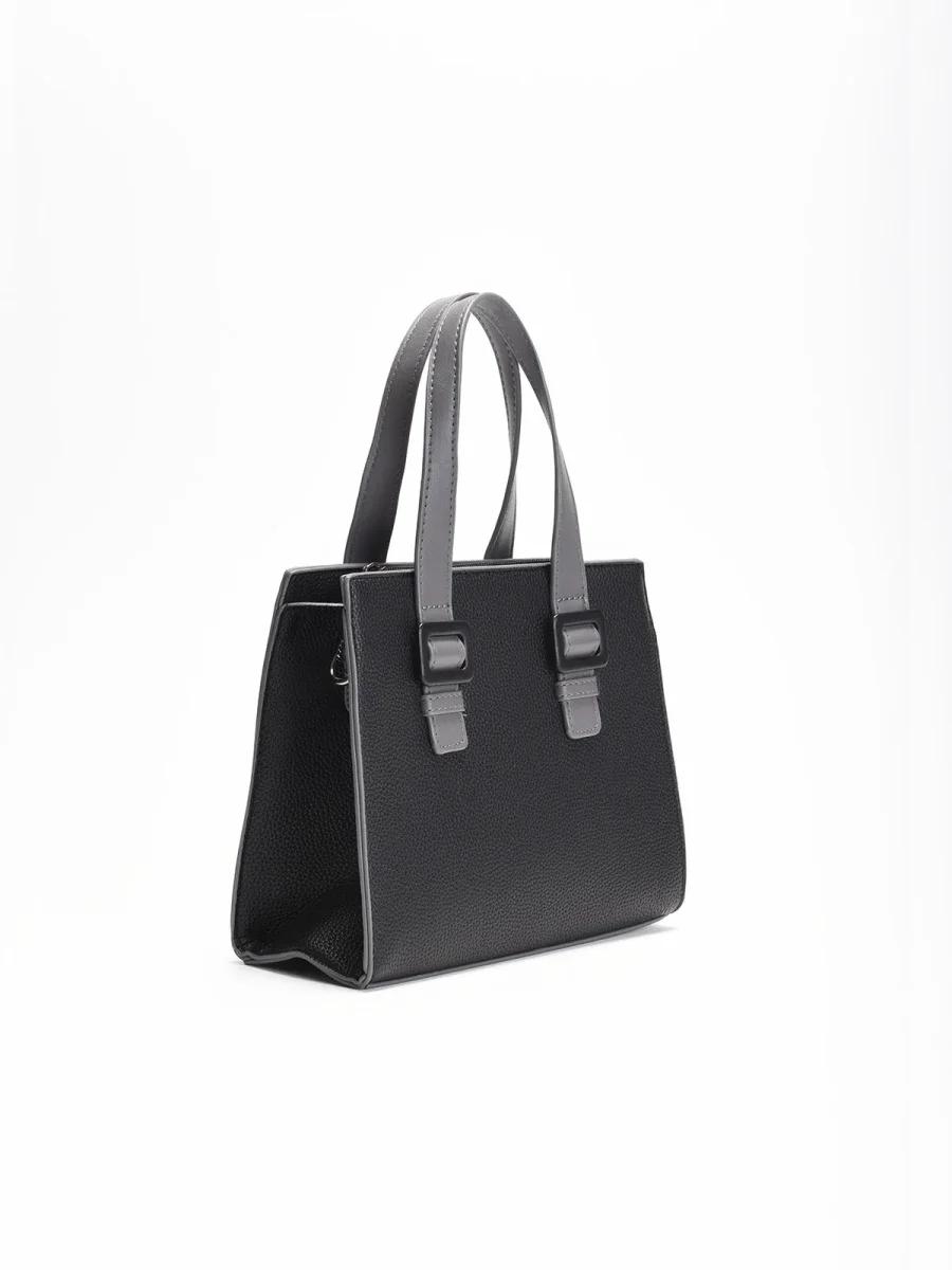 Bolso de mano negro pequeño - Imagen 3