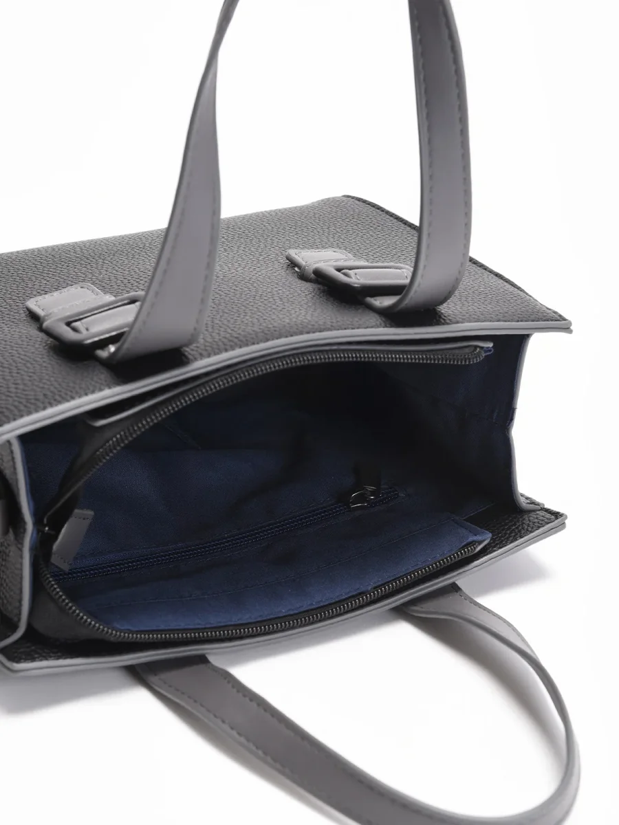 Bolso de mano negro pequeño - Imagen 5