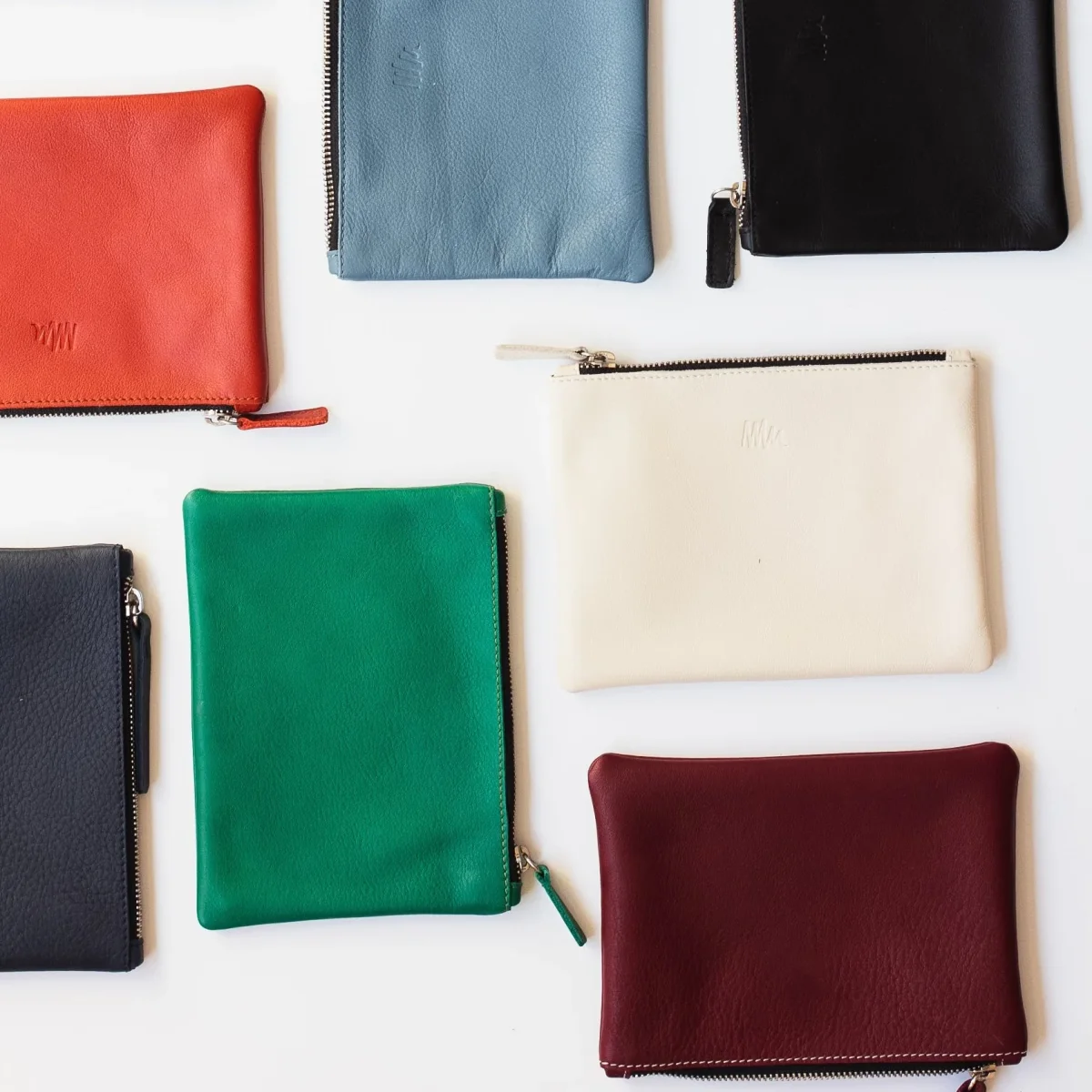 Cartera de cuero granate - Imagen 9