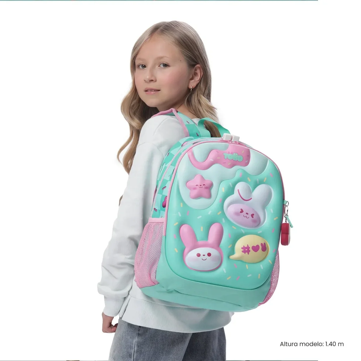 Mochila Totto Bunny Pump - 40.5cm - Imagen 3