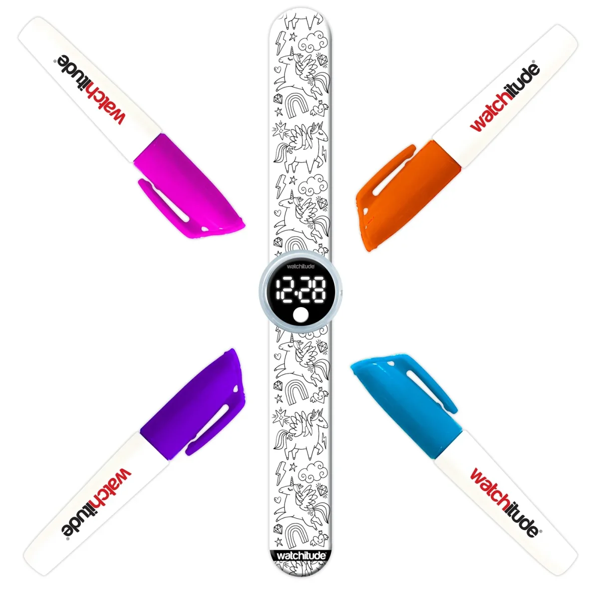 Reloj Coloreable Unicornios - Imagen 2