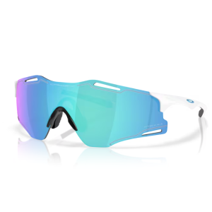 Oakley Cybr Zero Polished White Prizm Sapphire