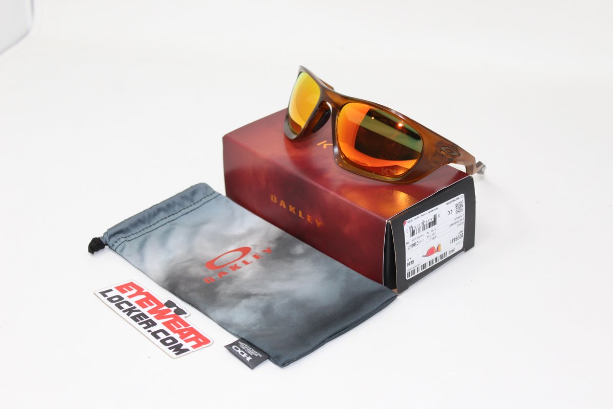 Oakley Lateralis Kylian Mbappé Matte Dark Amber Prizm Ruby - Imagen 6