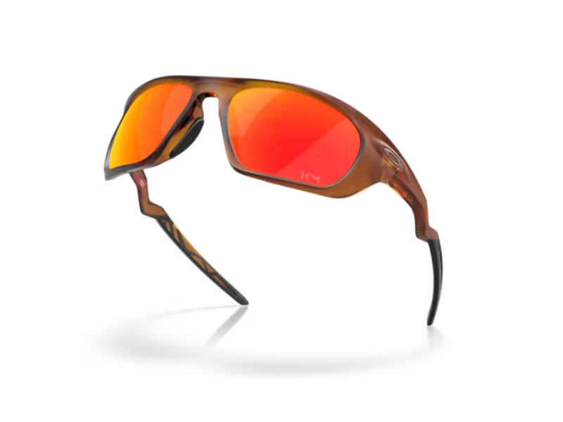 Oakley Lateralis Kylian Mbappé Matte Dark Amber Prizm Ruby - Imagen 3