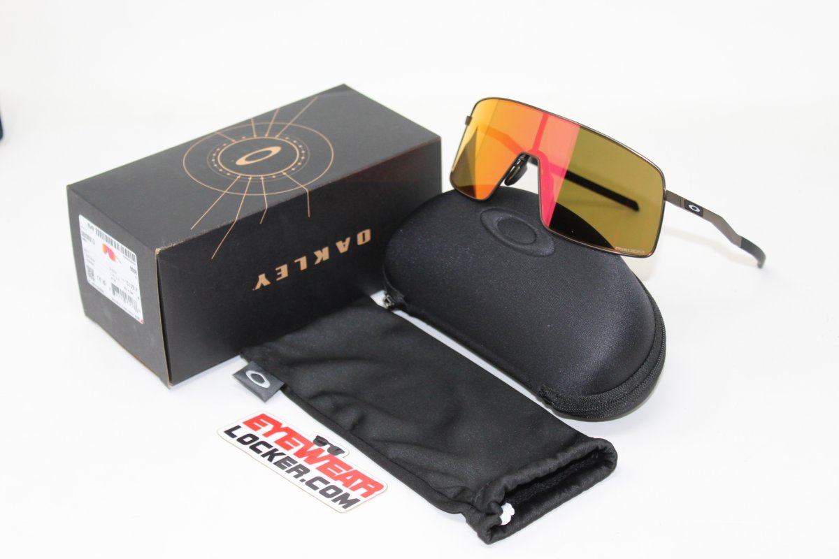 Oakley Sutro TItanium Satin Carbon Prizm Ruby - Imagen 8
