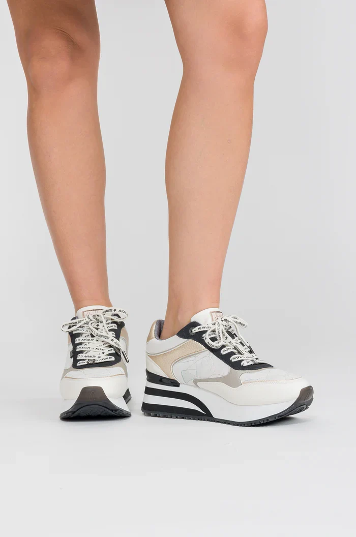 Deportivos con cuña Anekke Blancos - Imagen 5
