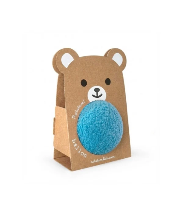 Pelota de Peluche Azul - 12cm - Imagen 2