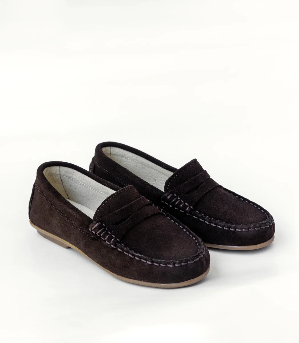 Mocasín Álvaro - Ante Marrón - Imagen 3