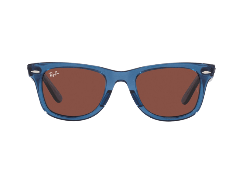 Ray Ban Wayfarer RB2140 Transparent Blue Brown - Imagen 5