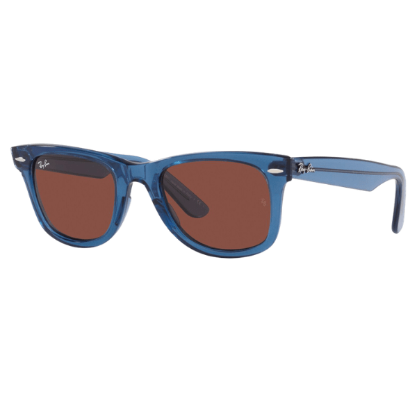 Ray Ban Wayfarer RB2140 Transparent Blue Brown