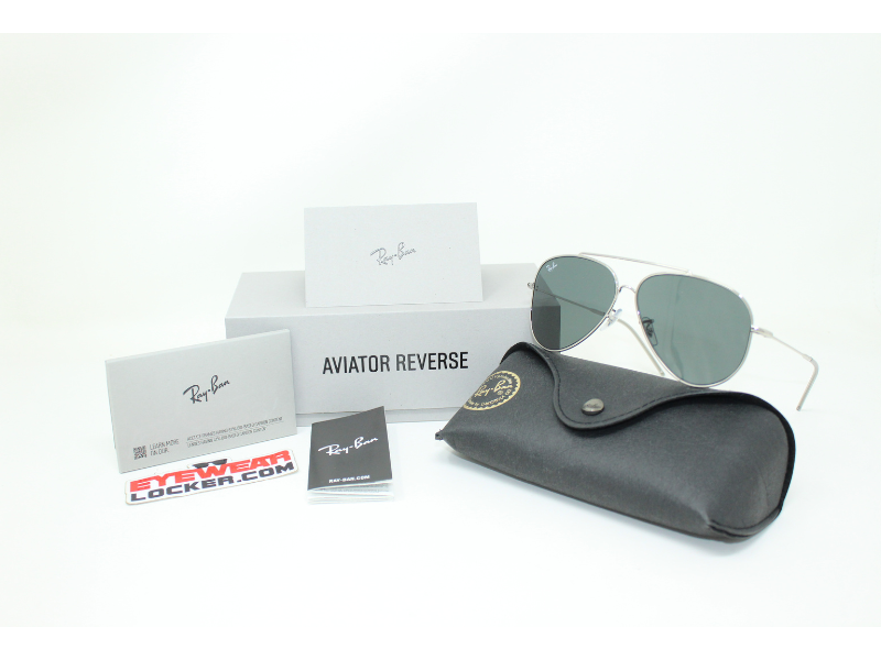 Ray Ban Aviador Reverse Plateado - Imagen 7