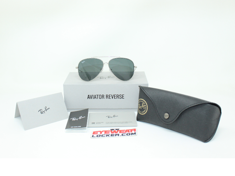 Ray Ban Aviador Reverse Plateado - Imagen 6