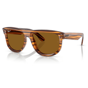 Ray Ban Boyfriend Reverse Striped Havana Brown Polarizadas