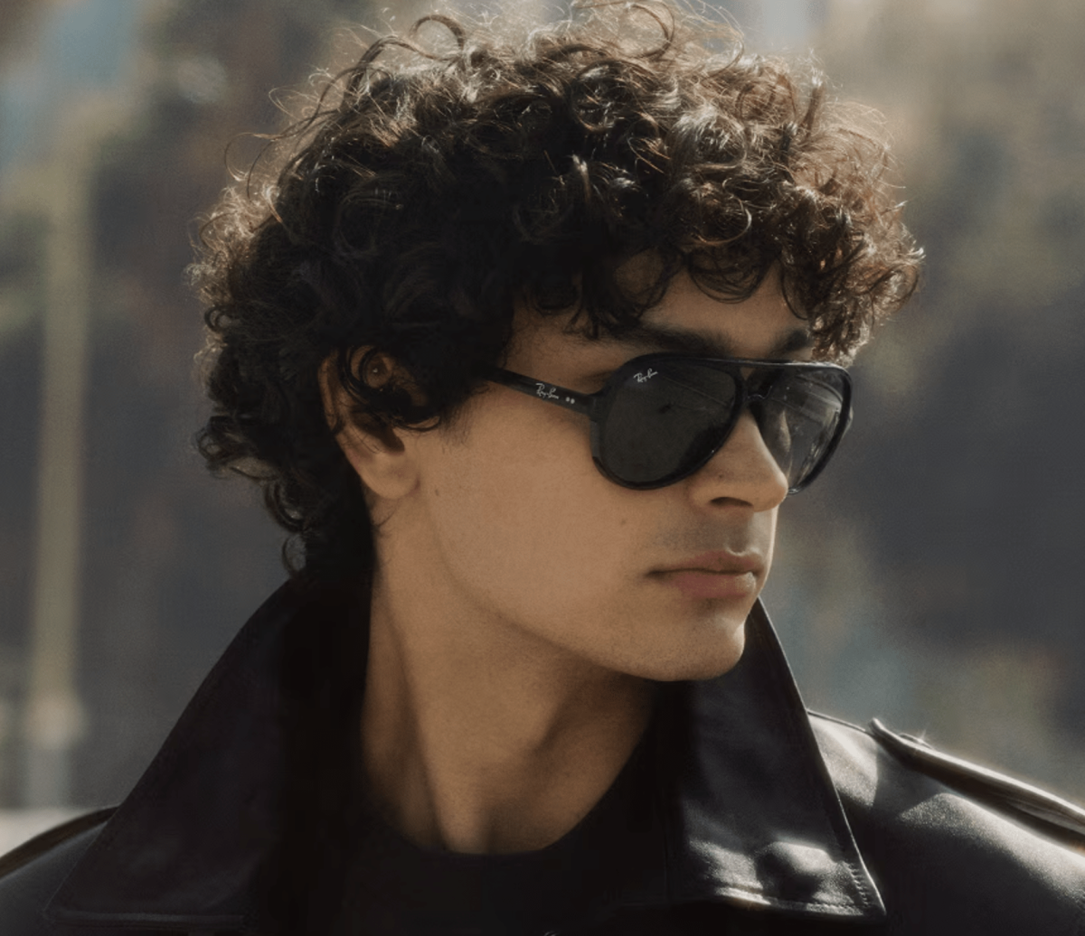 Ray Ban Cats RB4125 Polished Black Grey - Imagen 3