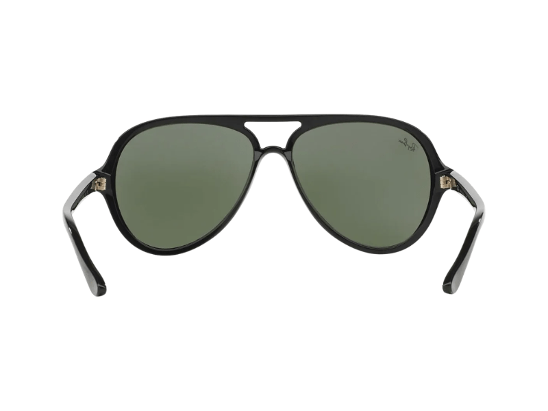 Ray Ban Cats RB4125 Polished Black Verde G-15 - Imagen 4