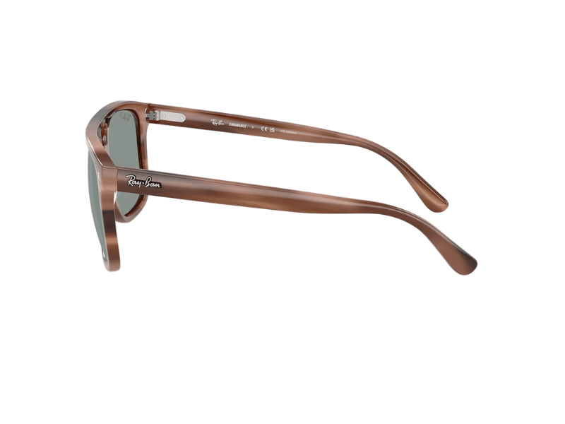 Ray Ban Chromance RB2213 Polished Havana Brown Light Blue Polarizadas - Imagen 5