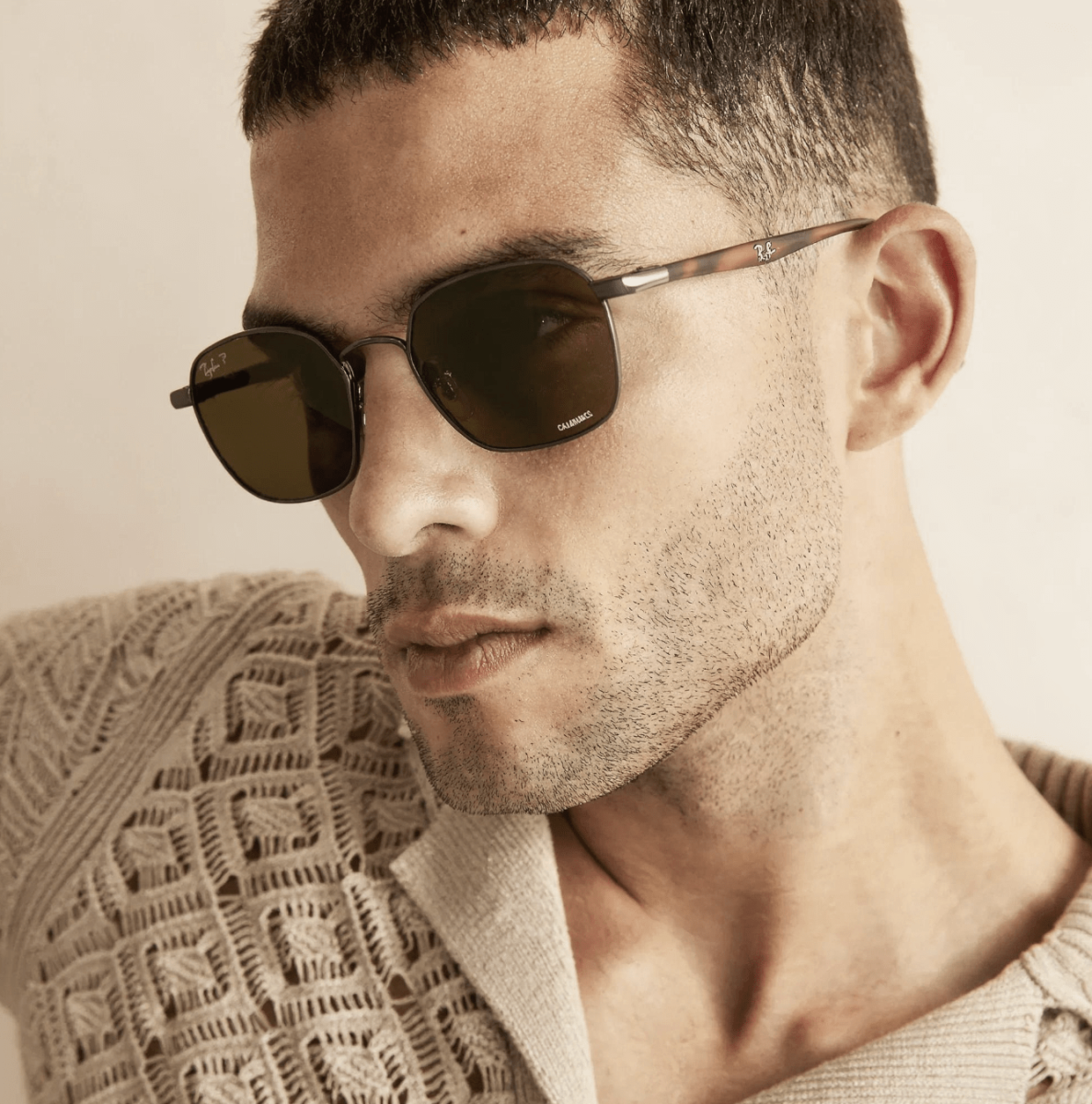 Ray Ban Chromance RB3664 Brown Light Brown Polarizadas - Imagen 3