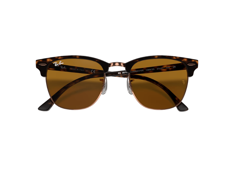 Ray Ban Clubmaster RB3016 Polished Havana Brown - Imagen 5
