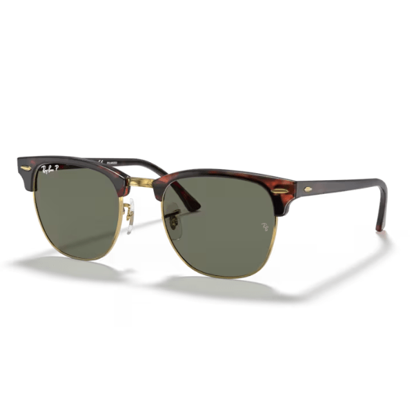 Ray Ban Clubmaster RB3016 Red Havana G-15 Green Polarizadas
