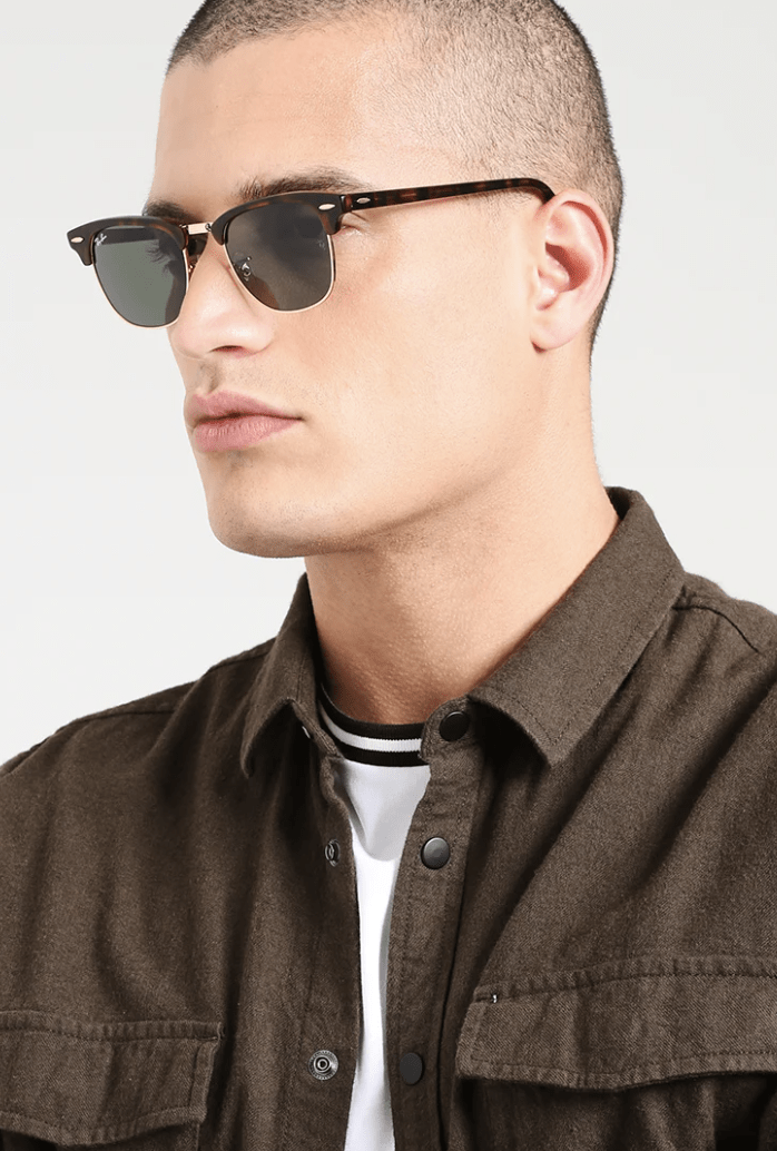 Ray Ban Clubmaster RB3016 Red Havana G-15 Green Polarizadas - Imagen 3