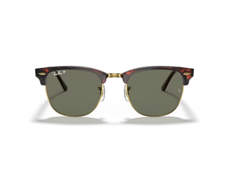Ray Ban Clubmaster RB3016 Red Havana G-15 Green Polarizadas - Imagen 5