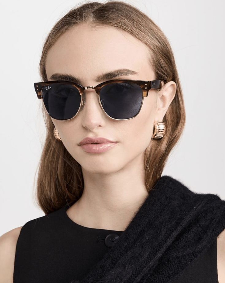 Ray Ban Clubmaster Reverse Havana Dark Green - Imagen 3