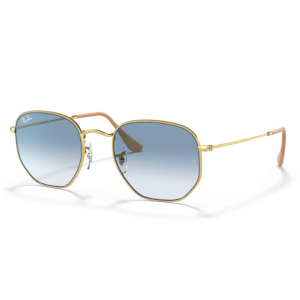 Ray Ban RB3548 Hexagonal Clear Gradient Blue – 51mm