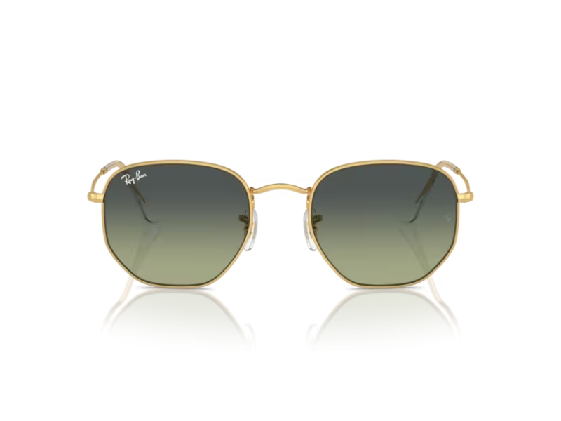 Ray Ban Hexagonal RB3548N Arista Green Vintage - Imagen 4
