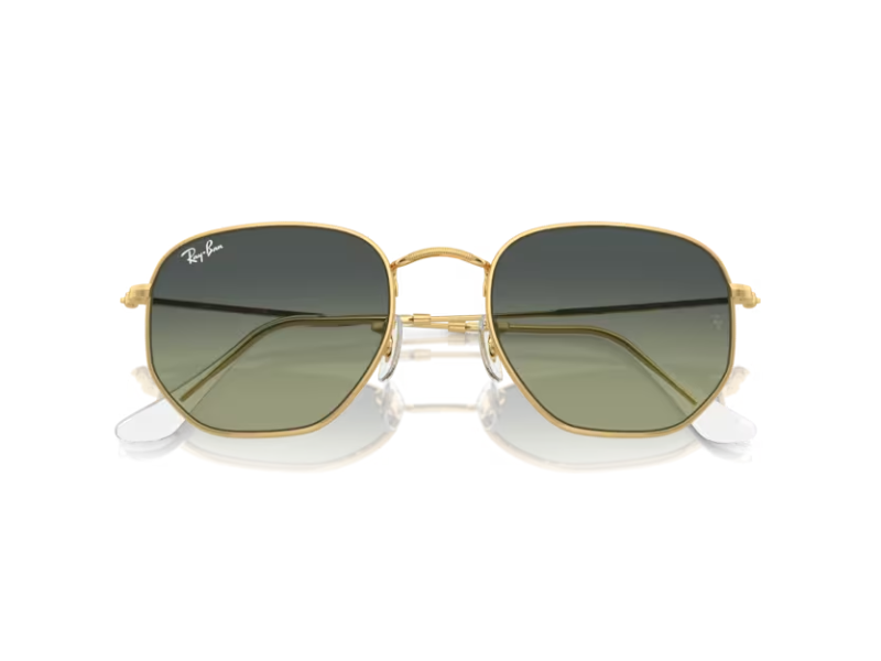 Ray Ban Hexagonal RB3548N Arista Green Vintage - Imagen 5
