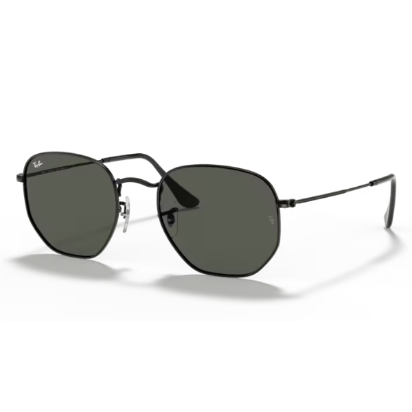 Ray Ban Hexagonal RB3548N Black Classic G-15 – 51mm