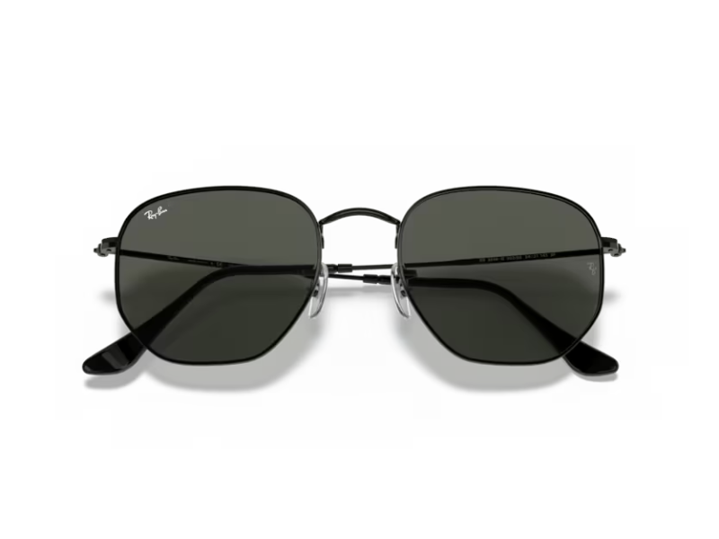 Ray Ban Hexagonal RB3548N Black Classic G-15 – 51mm - Imagen 4