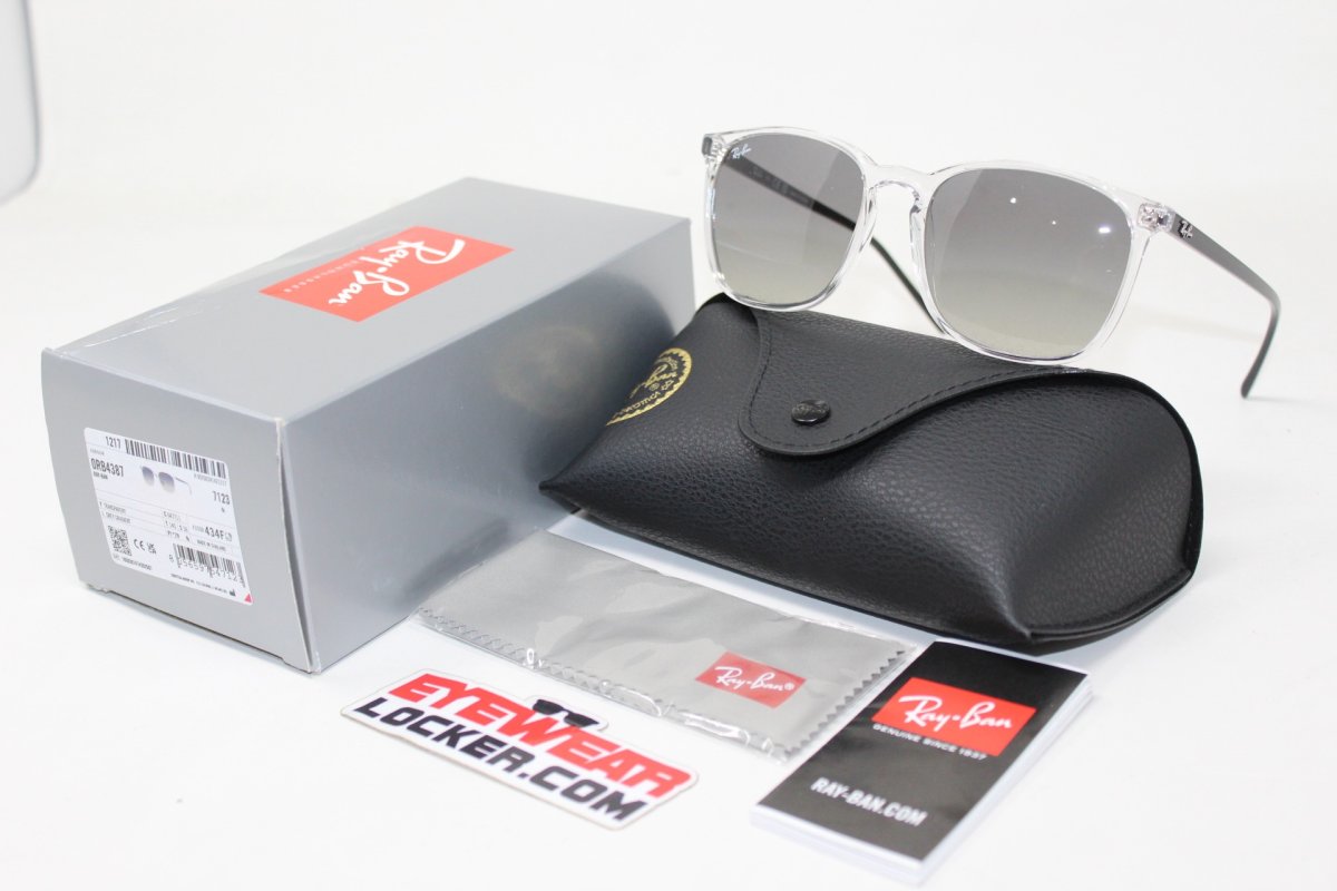 Ray Ban HighStreet RB4387 Tranparent Grey Gradient - Imagen 6