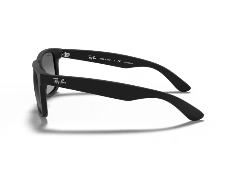 Ray Ban Justin RB4165 Matte Black Gris Degradado Polarizadas - Imagen 4