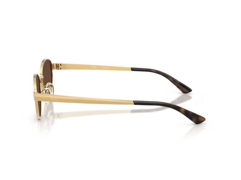 Ray Ban RB3774D Polished Gold Dark Brown - Imagen 4