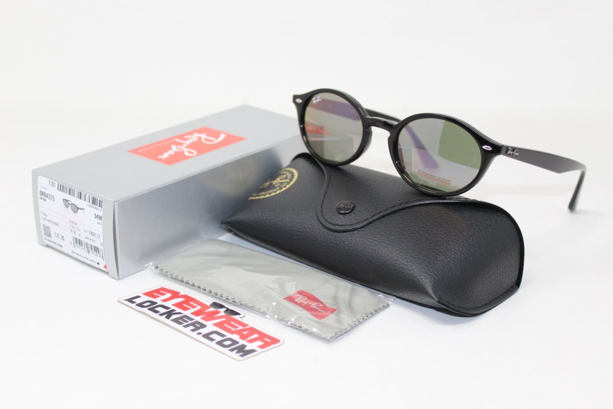 Ray Ban RB4315 Polished Black Blue/Green - Imagen 7