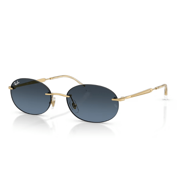 Ray Ban RB767 Polished Gold Blue Gradient - Imagen 2