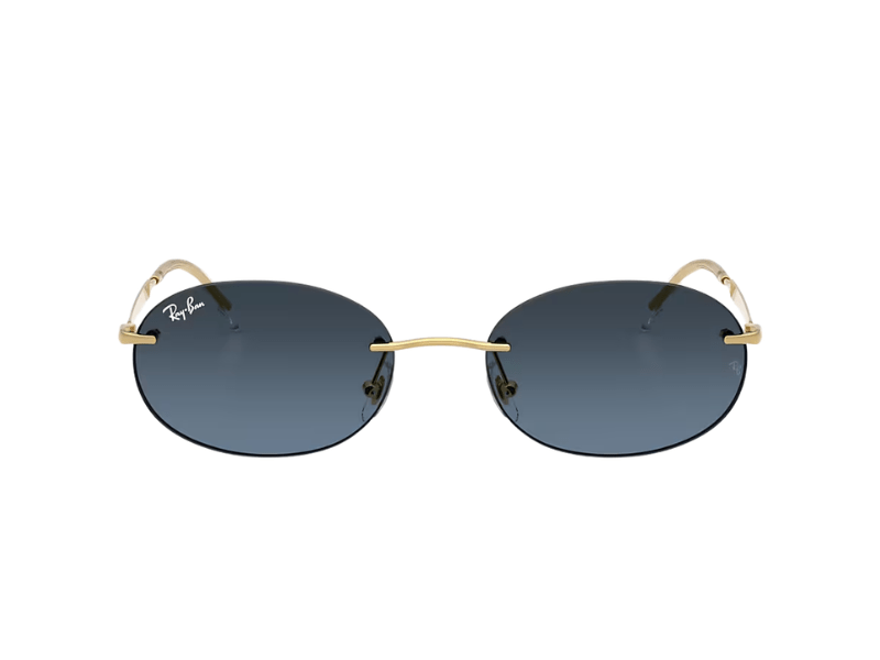 Ray Ban RB767 Polished Gold Blue Gradient - Imagen 3