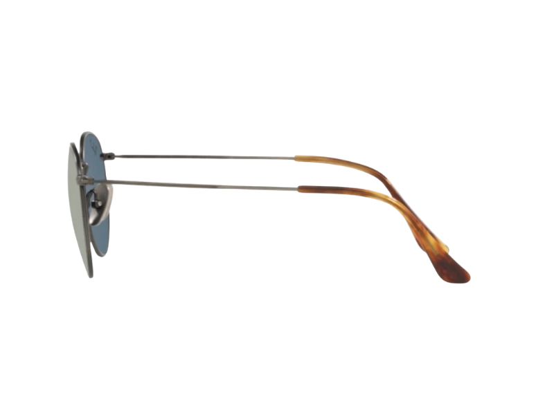 Ray Ban Round Titanium RB8247 Gunmetal Blue Polarizadas - Imagen 4
