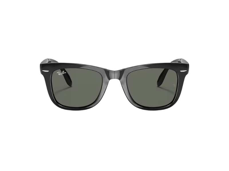 Ray Ban Wayfarer Folding RB4105 Polished Black Verde G-15 - Imagen 3