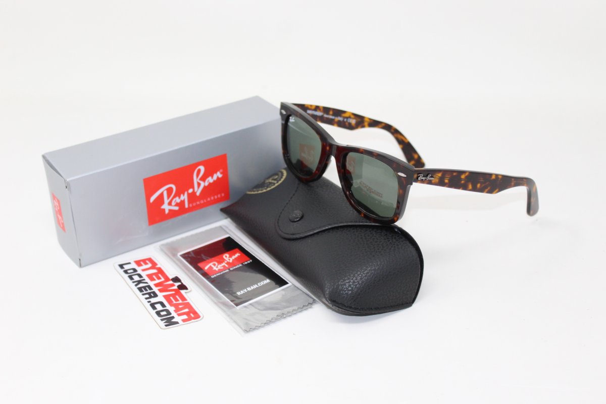 Ray Ban Wayfarer RB2140 Carey G-15 - Imagen 6